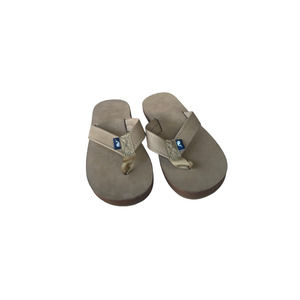 New Vineyard Vines Brown‎ Leather Sandals
